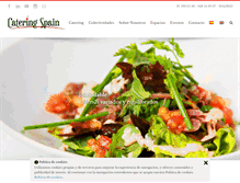 Tablet Screenshot of cateringspain.com